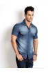 Rodid Men's Solid Casual Denim Shirt